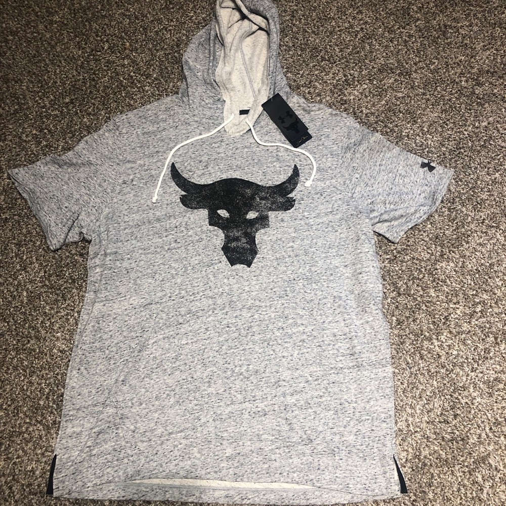 Under Armour Project Rock Short Sleeve Hoodie